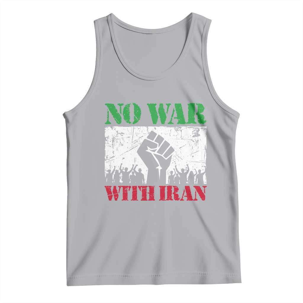 No War With Iran Tank Top Free Iran Peace Seeker Gift