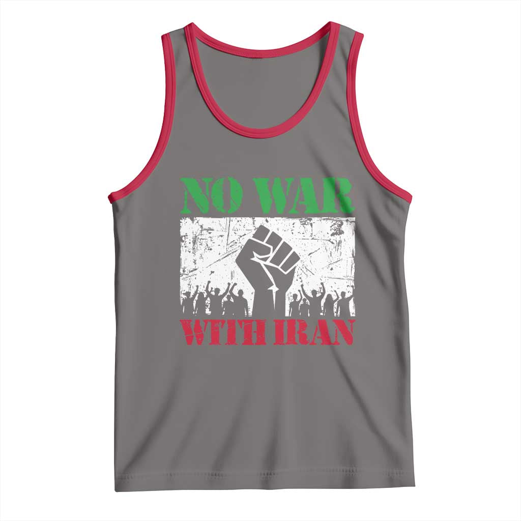 No War With Iran Tank Top Free Iran Peace Seeker Gift