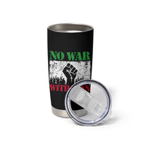 No War With Iran Tumbler Cup Free Iran Peace Seeker Gift