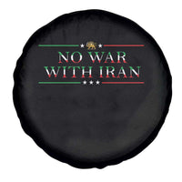 No War With Iran Peace Statement Gift Spare Tire Cover