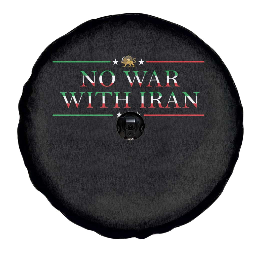 No War With Iran Peace Statement Gift Spare Tire Cover