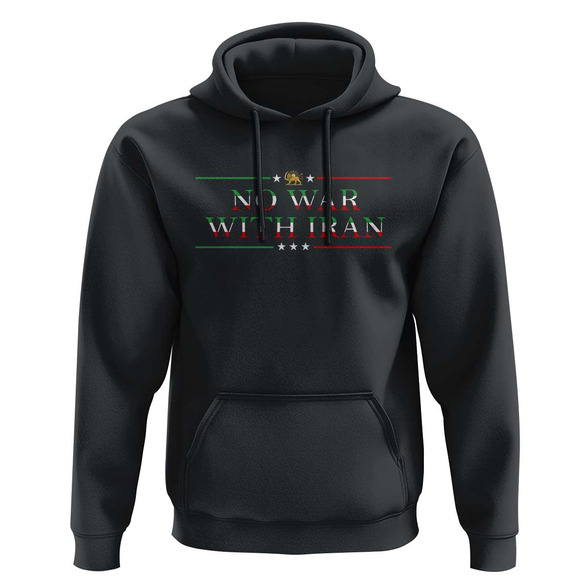 No War With Iran Peace Statement Gift Hoodie