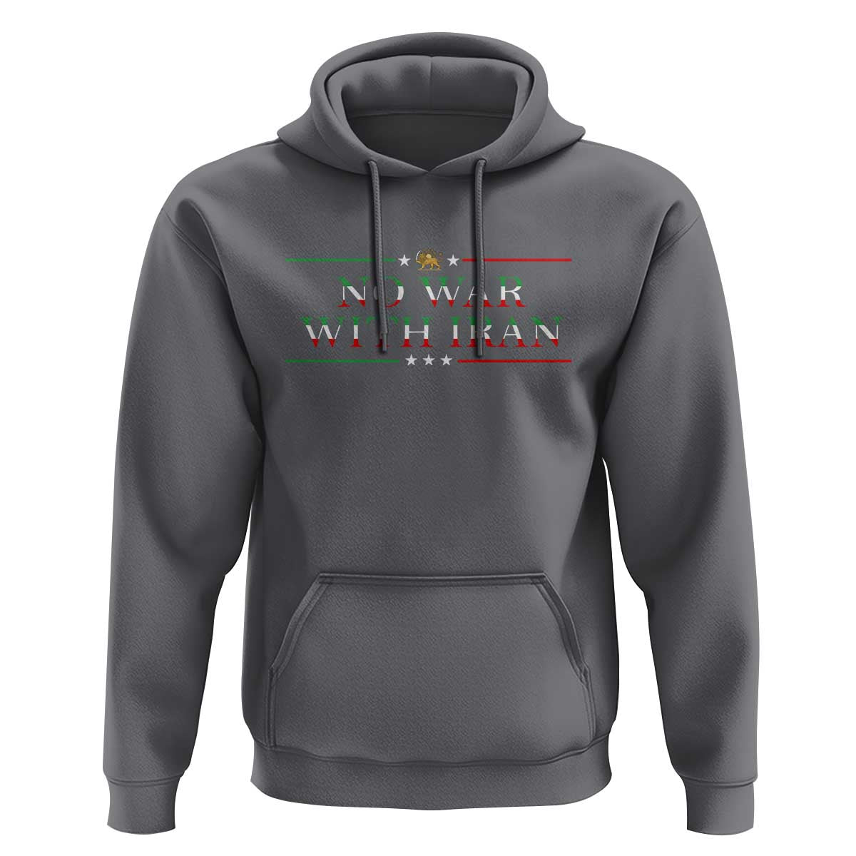 No War With Iran Peace Statement Gift Hoodie