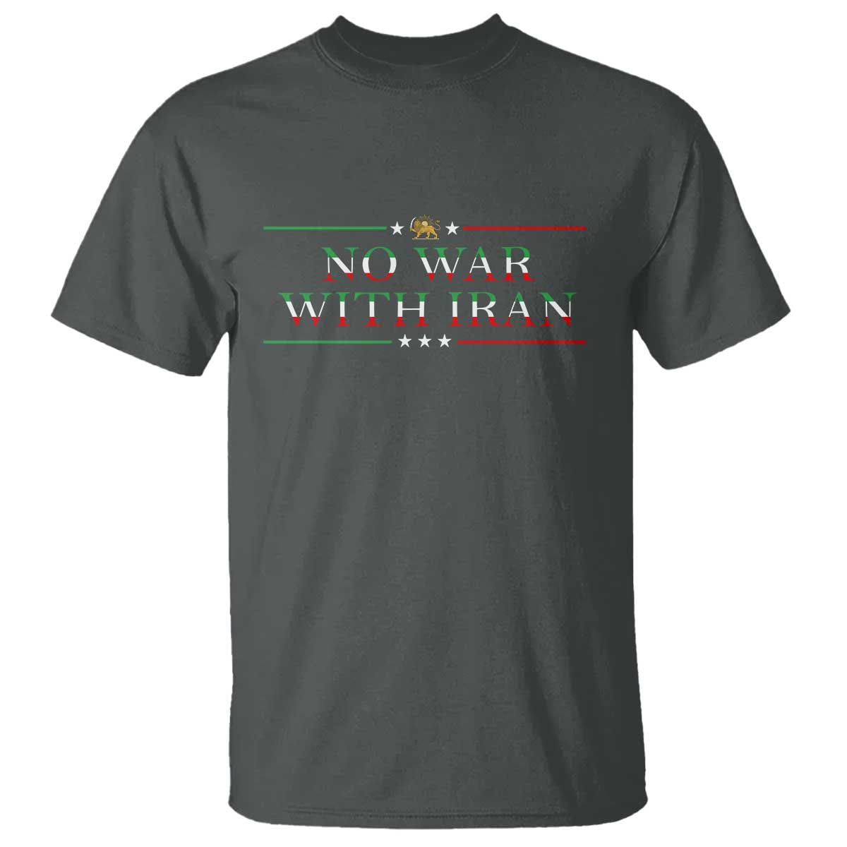 No War With Iran Peace Statement Gift T Shirt