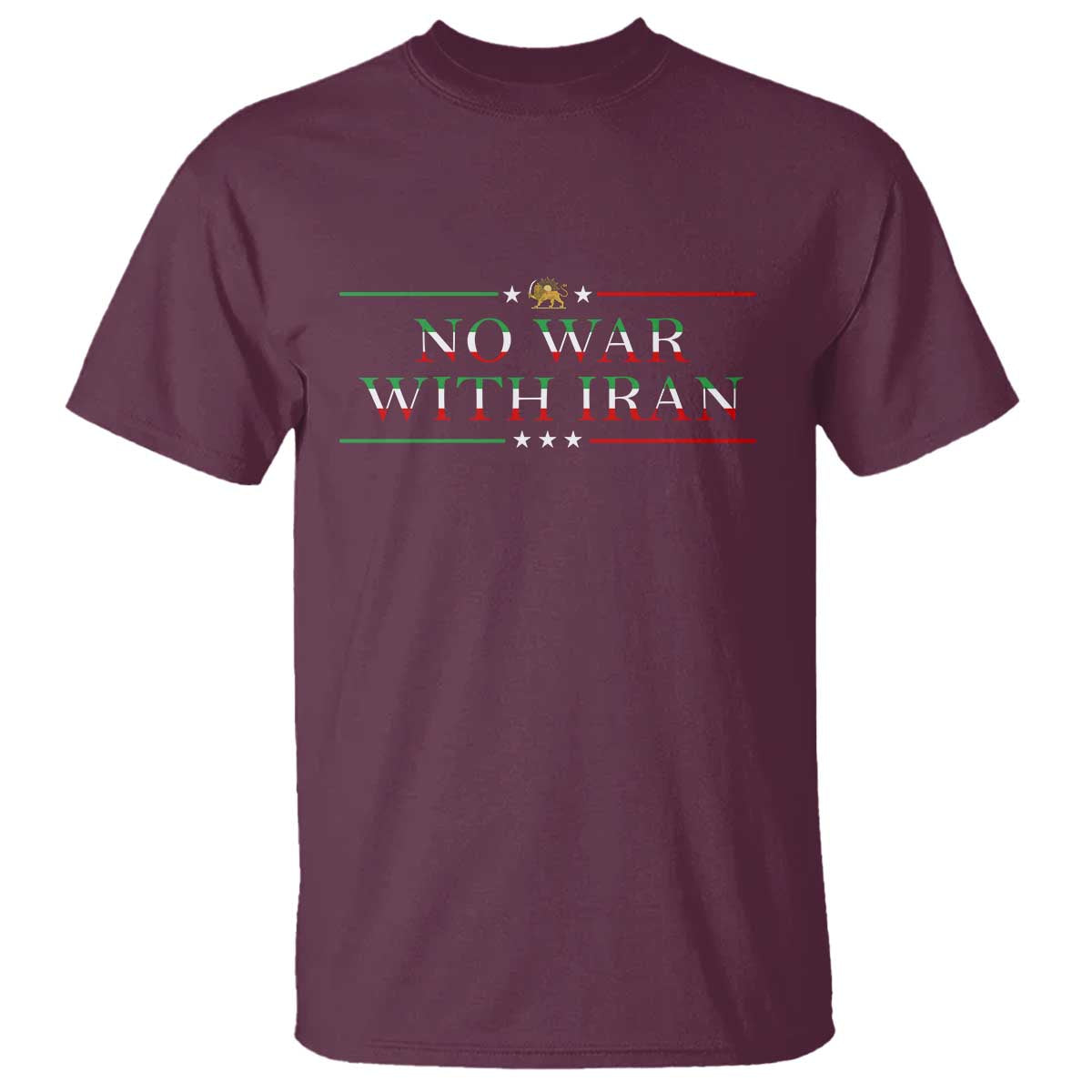 No War With Iran Peace Statement Gift T Shirt