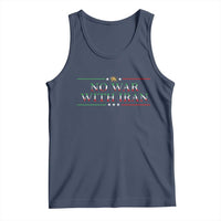 No War With Iran Peace Statement Gift Tank Top