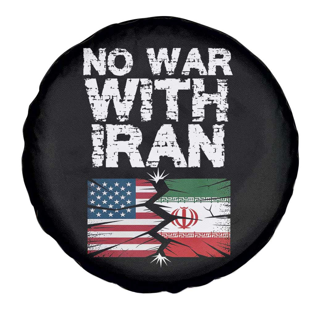 No War With Iran Spare Tire Cover Support Iranian People Peace