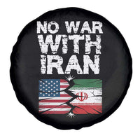 No War With Iran Spare Tire Cover Support Iranian People Peace