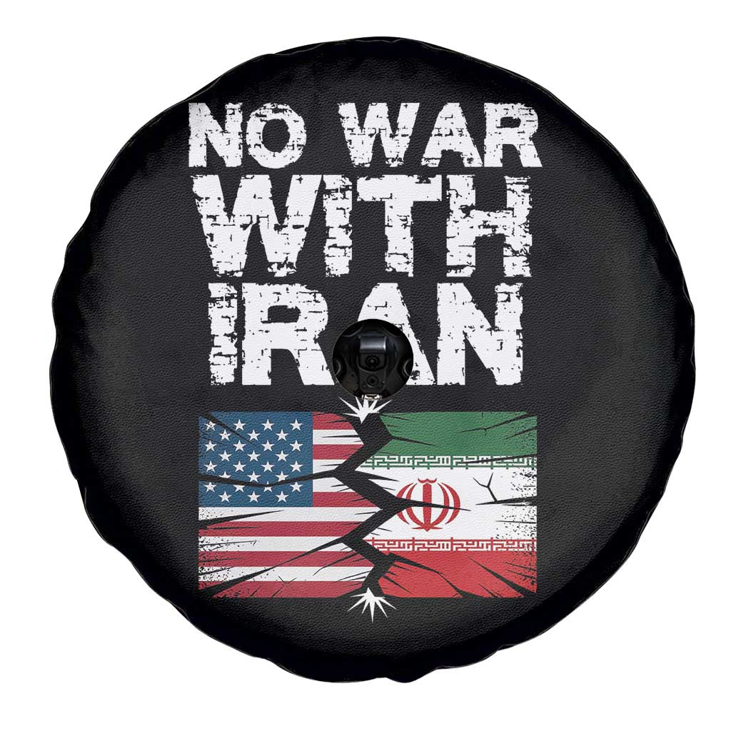 No War With Iran Spare Tire Cover Support Iranian People Peace