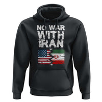 No War With Iran Hoodie Support Iranian People Peace