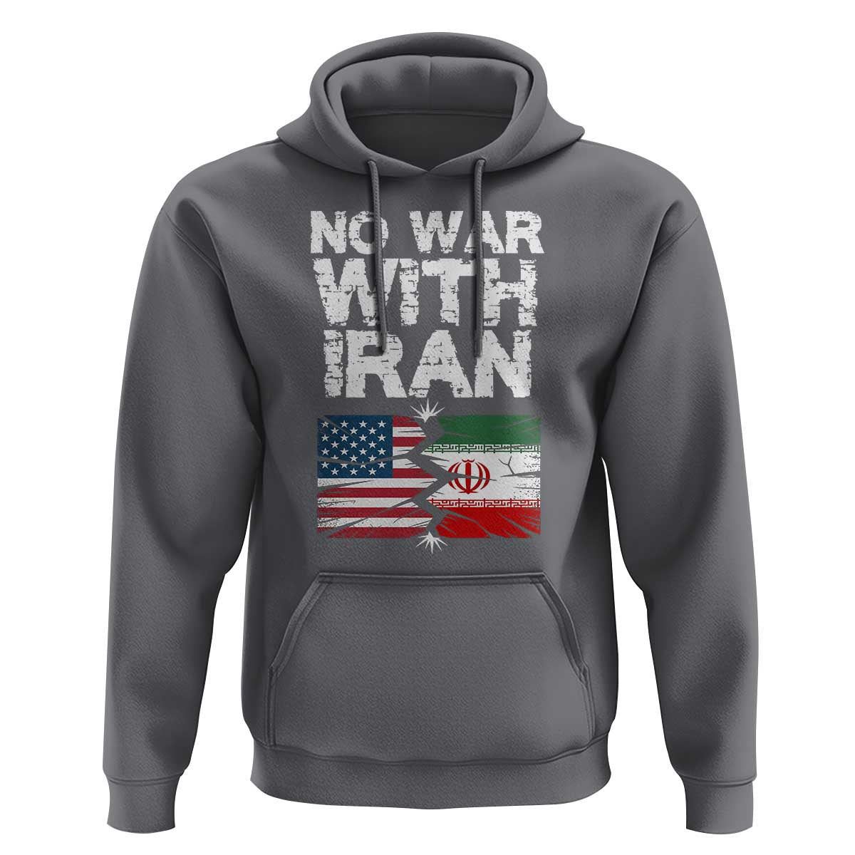 No War With Iran Hoodie Support Iranian People Peace