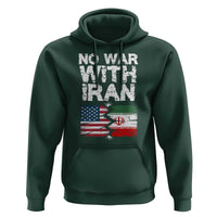 No War With Iran Hoodie Support Iranian People Peace