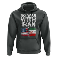 No War With Iran Hoodie Support Iranian People Peace