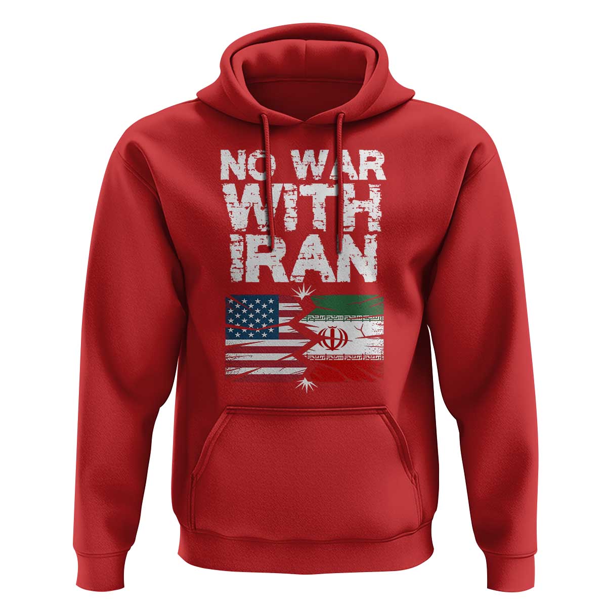 No War With Iran Hoodie Support Iranian People Peace