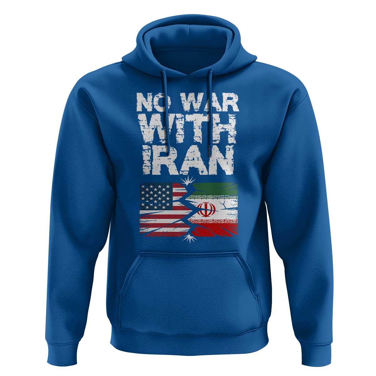 No War With Iran Hoodie Support Iranian People Peace