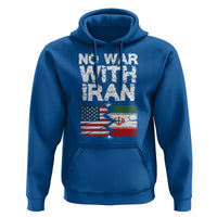 No War With Iran Hoodie Support Iranian People Peace