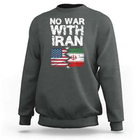 No War With Iran Sweatshirt Support Iranian People Peace
