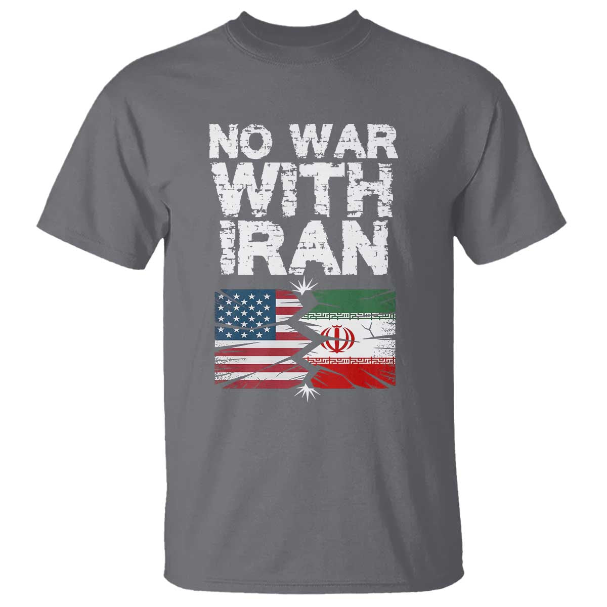 No War With Iran T Shirt Support Iranian People Peace