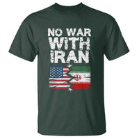 No War With Iran T Shirt Support Iranian People Peace