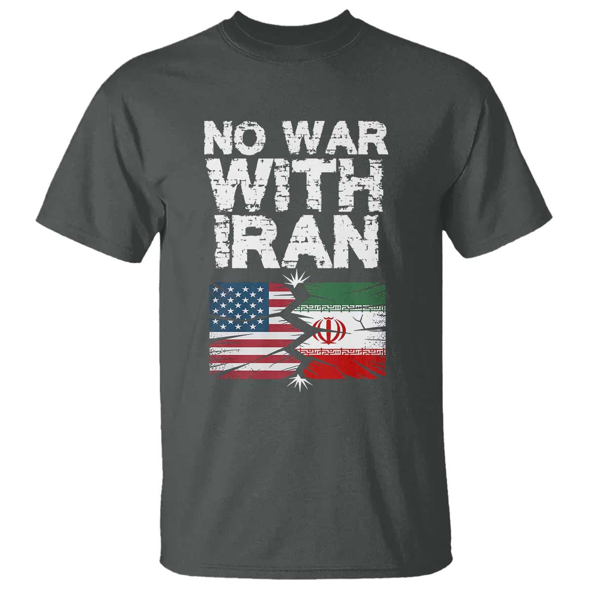 No War With Iran T Shirt Support Iranian People Peace