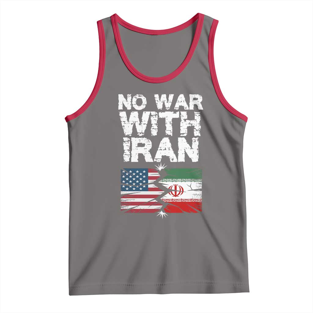 No War With Iran Tank Top Support Iranian People Peace
