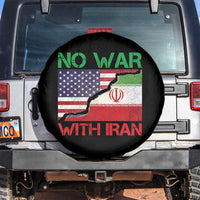 No War With Iran Spare Tire Cover Middle East Freedom