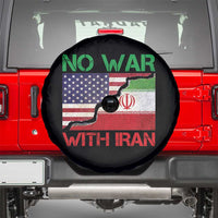 No War With Iran Spare Tire Cover Middle East Freedom