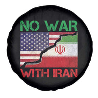No War With Iran Spare Tire Cover Middle East Freedom