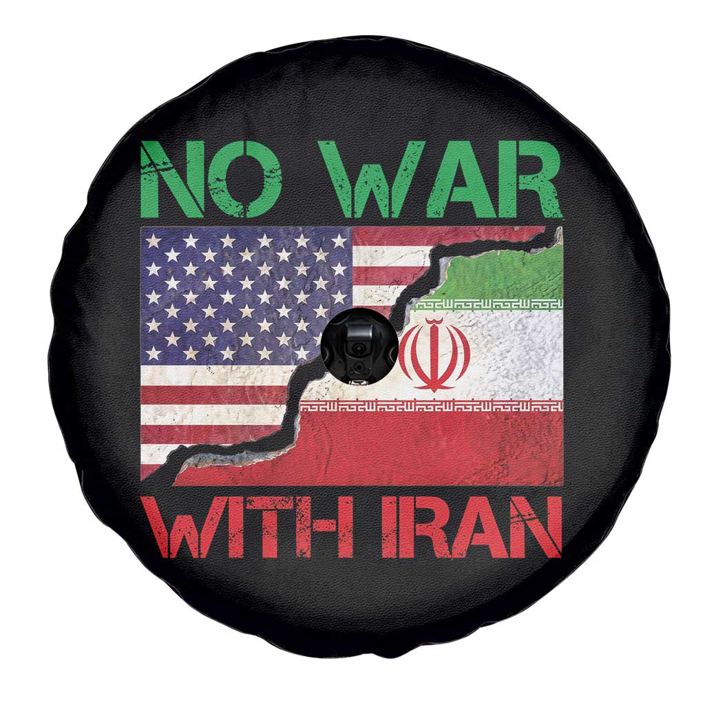 No War With Iran Spare Tire Cover Middle East Freedom