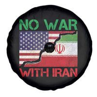 No War With Iran Spare Tire Cover Middle East Freedom
