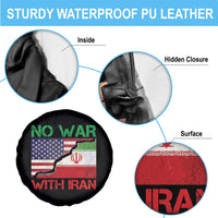 No War With Iran Spare Tire Cover Middle East Freedom