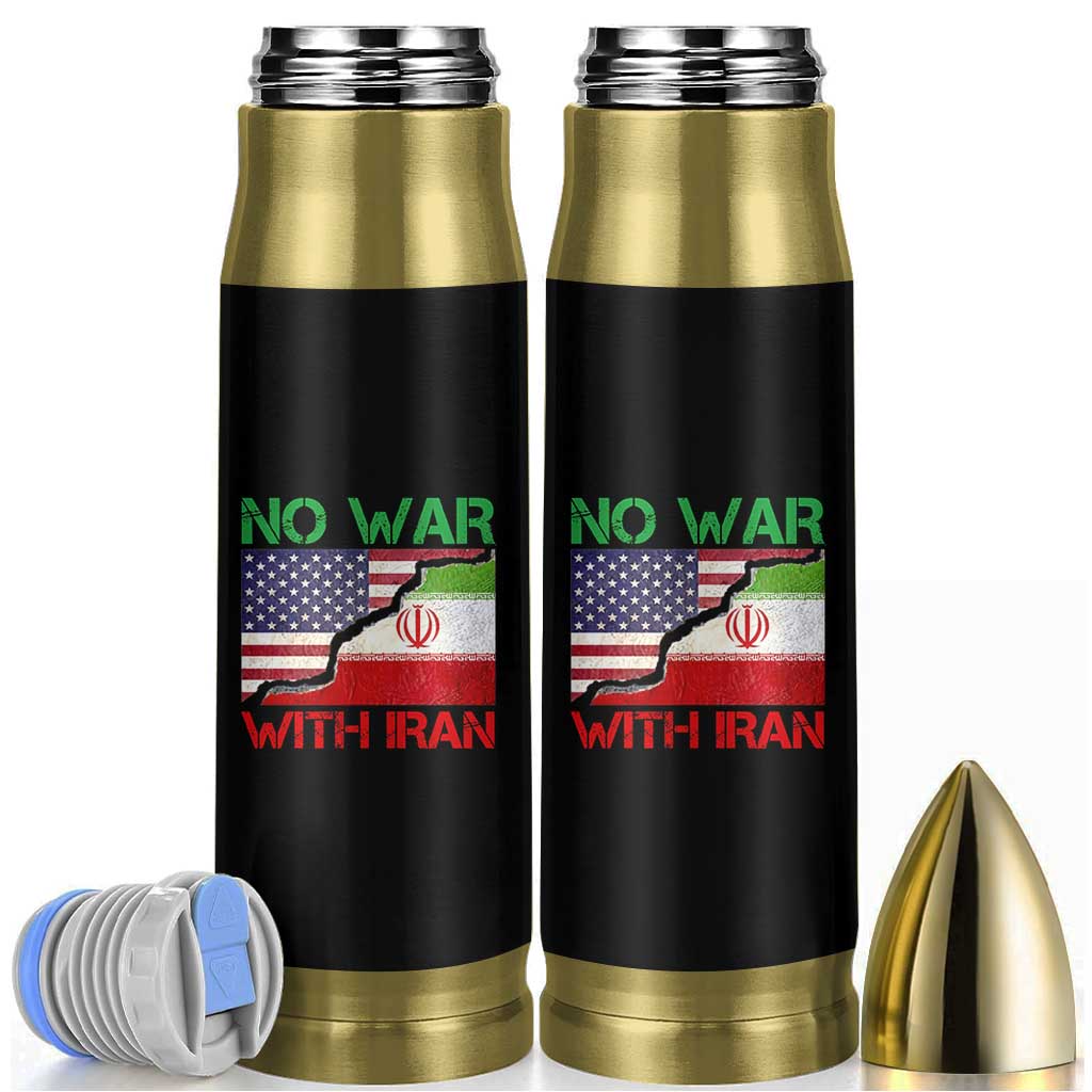 No War With Iran Bullet Tumbler Middle East Freedom