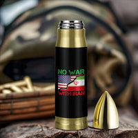 No War With Iran Bullet Tumbler Middle East Freedom