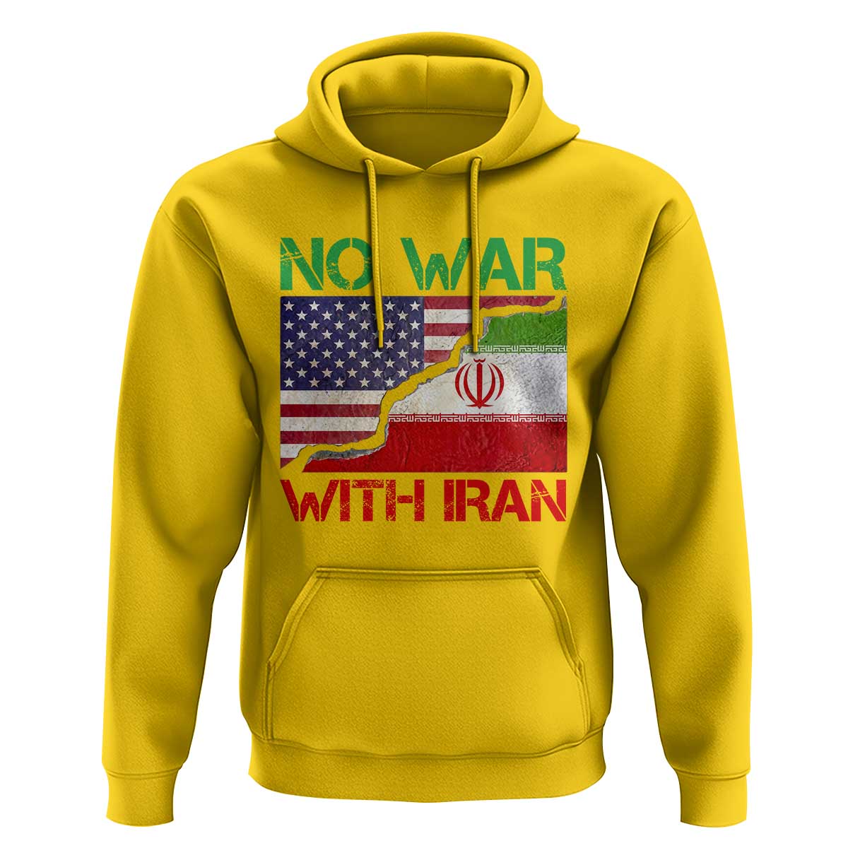 No War With Iran Hoodie Middle East Freedom