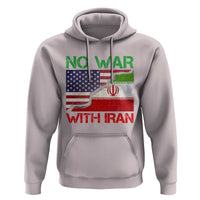 No War With Iran Hoodie Middle East Freedom