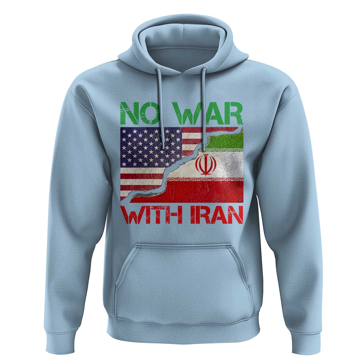 No War With Iran Hoodie Middle East Freedom