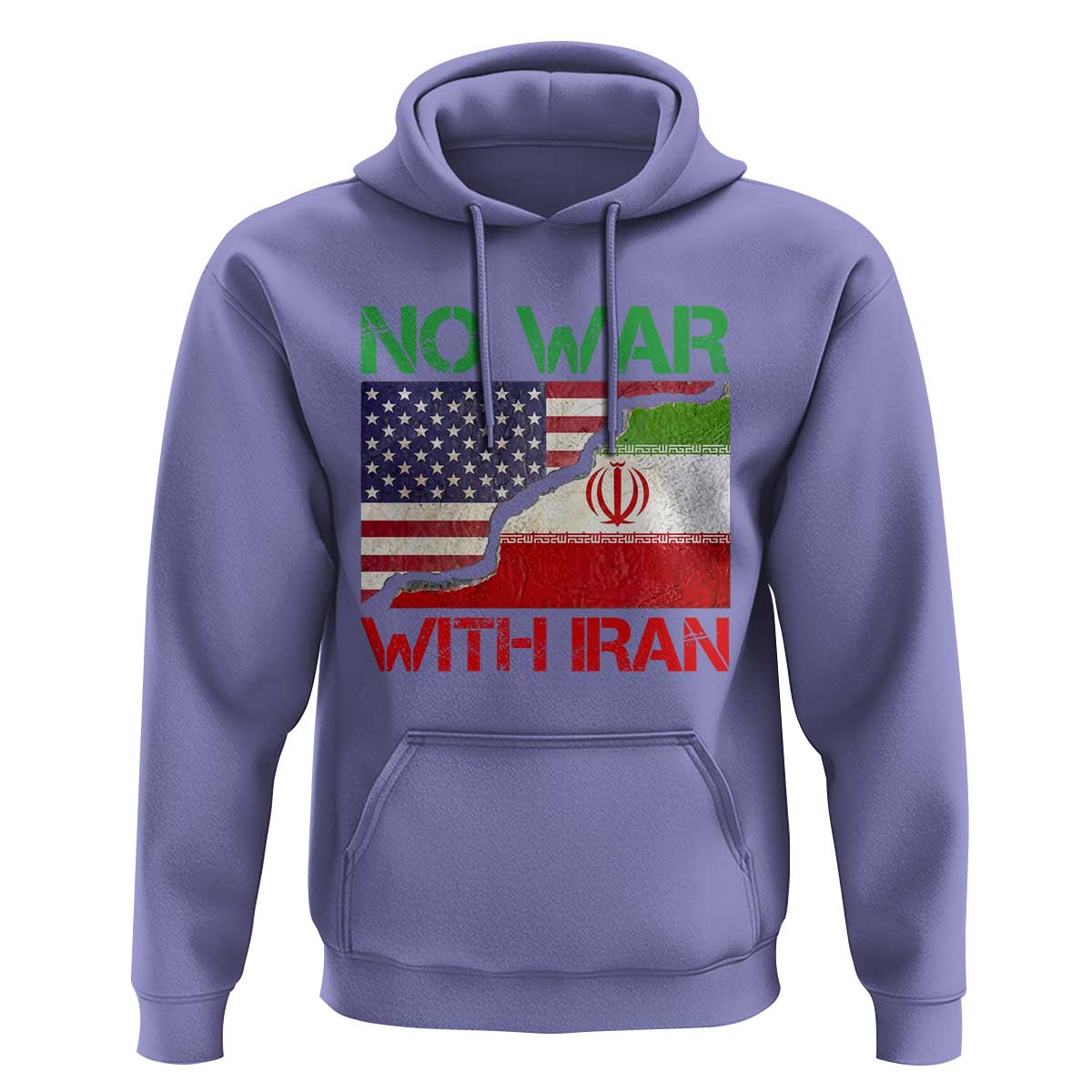 No War With Iran Hoodie Middle East Freedom