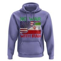 No War With Iran Hoodie Middle East Freedom