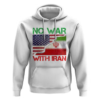 No War With Iran Hoodie Middle East Freedom