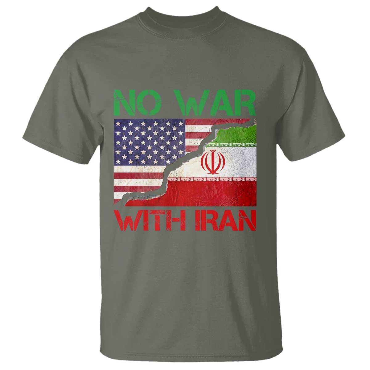 No War With Iran T Shirt Middle East Freedom