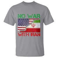 No War With Iran T Shirt Middle East Freedom