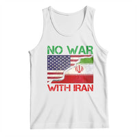No War With Iran Tank Top Middle East Freedom