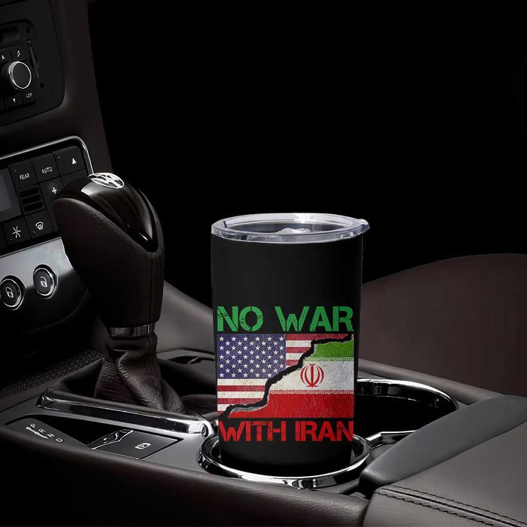 No War With Iran Tumbler Cup Middle East Freedom