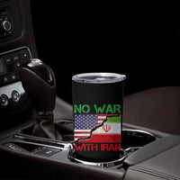 No War With Iran Tumbler Cup Middle East Freedom