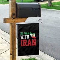 No War With Iran Garden Flag Iran Freedom Protest