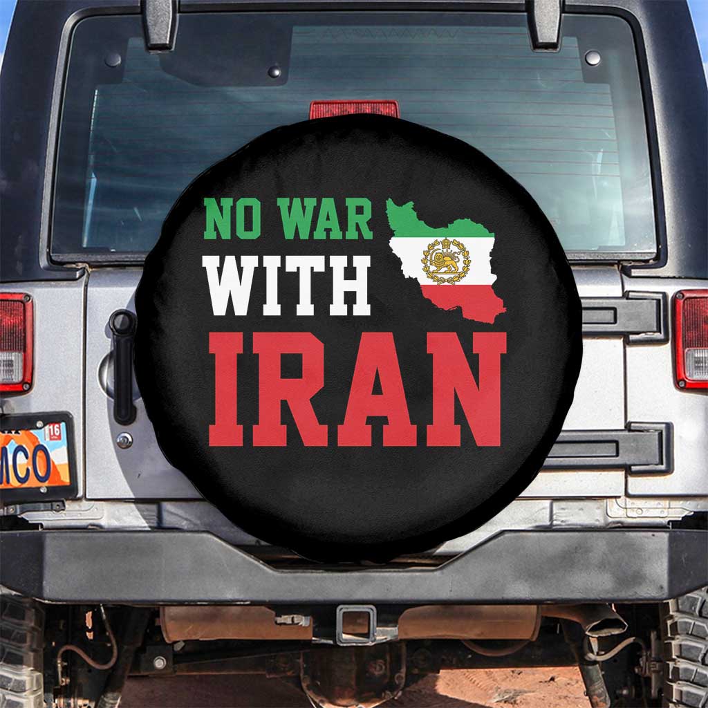 No War With Iran Spare Tire Cover Iran Freedom Protest