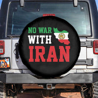 No War With Iran Spare Tire Cover Iran Freedom Protest