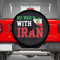 No War With Iran Spare Tire Cover Iran Freedom Protest