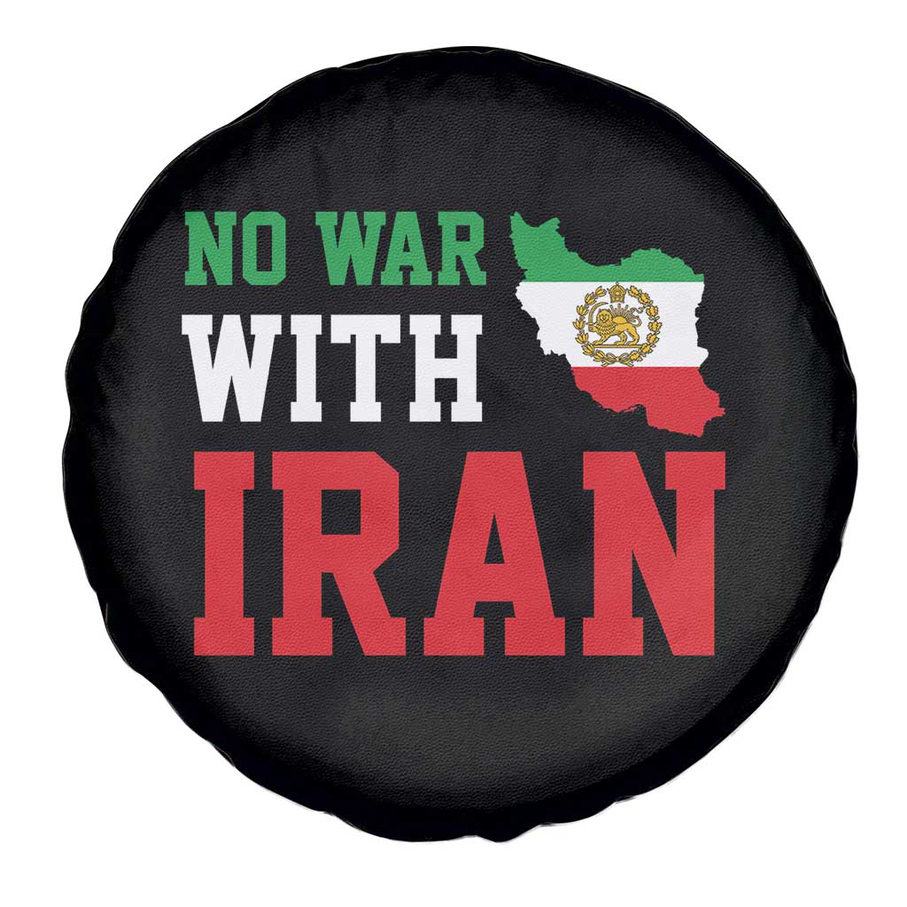No War With Iran Spare Tire Cover Iran Freedom Protest