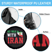 No War With Iran Spare Tire Cover Iran Freedom Protest